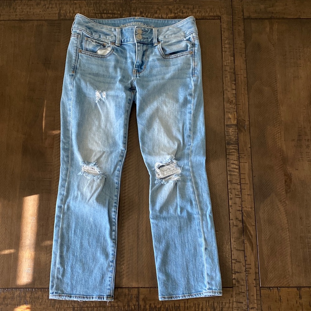 American Eagle Artist Crop Jeans